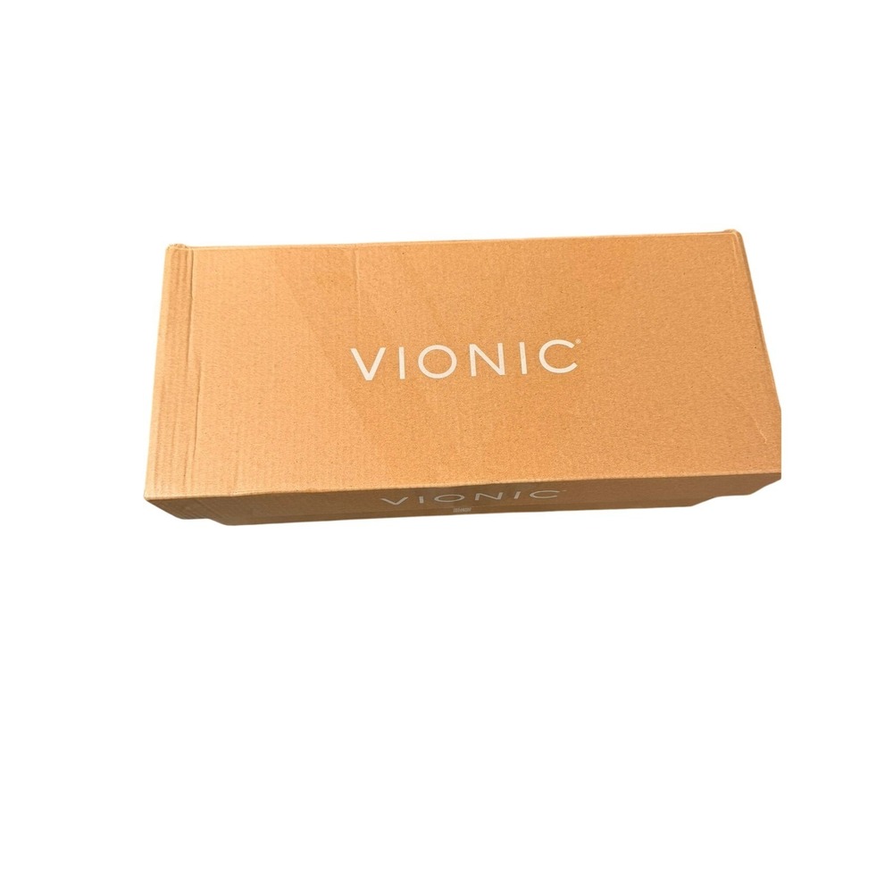 Vionic Mary Jane Womens 10 Black Alameda Leather Square Toe Orthotic Flat Shoe - Picture 2 of 9